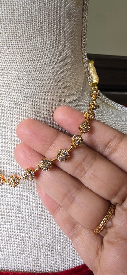 Ad Choker Necklace South Indian Jewelry Teen girls Sleek Minimalist collection