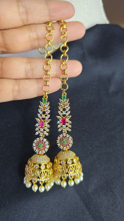 Viral Jhumka Mattal Combo Indian Earrings